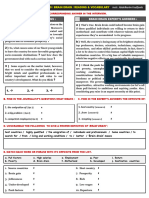 2 Bac. Brain Drain Reading and Vocab Worksheet