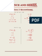 Sequence and Series Marking Scheme-1