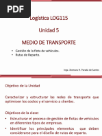 5.7 y 5.8 Gestión de La Flota de Vehículos - Rutas de Reparto