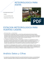 Estacion Meteorologica para Huertas Casera