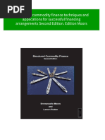 Full Download Structured Commodity Finance Techniques and Applications For Successful Financing Arrangements Second Edition. Edition Moors PDF