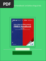 AIAG VDA FMEA Handbook 1st Edition Aiag & Vda