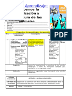 5º Grado Dia 4 Ct. Conocemos La Clasificación y Estructura de Los Animales Vertebrados