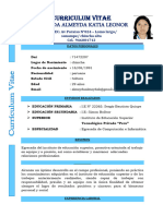 Curriculum Vitae Katia Almeyda