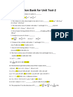 De-Sem-1 - Question Bank For Unit Test-2