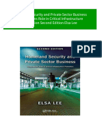 Buy Ebook Homeland Security and Private Sector Business Corporations Role in Critical Infrastructure Protection Second Edition Elsa Lee Cheap Price