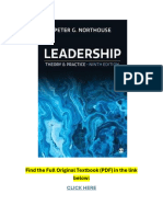 Leadership Theory and Practice, 9th Edition PDF