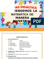 Ok Unidad Didactica 06 - Aprendemos Matemática de Manera Divertida