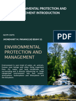 Environmental Protection and Management Introduction