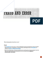 07 Fraud and Error