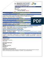 PLANO DE AULA Ensino Religioso Nov