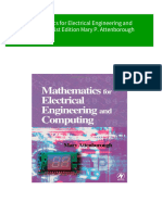 Full Download Mathematics For Electrical Engineering and Computing 1st Edition Mary P. Attenborough PDF