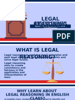 Legal Reasoning For Seminal U.S. Texts Constitutional Principles Education Presentation in Red and Blue Flat Illustrations