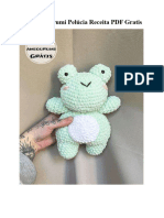 Sapo Amigurumi Pelucia Receita PDF Gratis