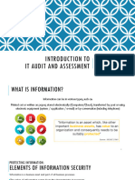 1.0 Introduction To IT Security Audit and Assessment