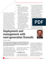 Deployment of NGFWS