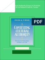 Immediate Download Contesting Cultural Authority Essays in Victorian Intellectual Life 1st Edition Frank M. Turner Ebooks 2024