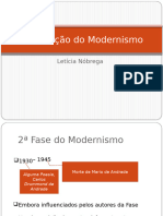 2 Geração Modernista - Poesia - Introdução