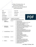 Evaluation Sheet