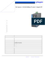 TS IF2F8 P Industrial Switch With PoE Injector 8p 10 100 2SFP Giga