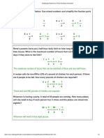 Multiplying Fractions by Whole Numbers Worksheet Answer