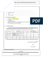 Format Formasi Umum + Bukti Pengalaman Kerja