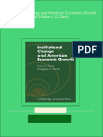 Institutional Change and American Economic Growth 1st Edition L. E. Davis 2024 Scribd Download