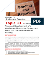 Chapter 7 - Grading and Reporting