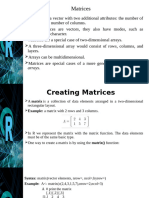 Unit 2 Matrices