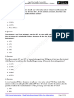 Mixture and Allegation - Based On Percentage Set - 1-1731392517045