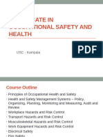 Certificate in Occupational Safety and Health (USC)