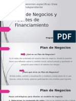 PMJH Plan de Negocios y Fuentes de Financiamiento