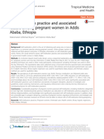 Self-Medication Practice and Associated Factors Among Pregnant Women in Addis Ababa, Ethiopia