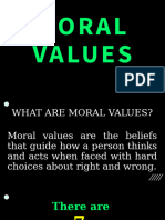 Moral Values Intro