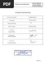 TCR EHSP 10 Stop Work Policy