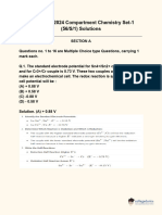 CBSE 12th 2024 Compartment Chemistry Set 1 56 S 1 Solutions