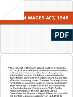 Minimum Wages Act, 1948