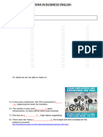 Dependent Prepositions B2 Business English