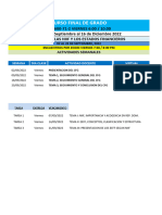 Cronograma Modulo I, CFG SOC600-71-2