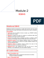 DBMS Module-2