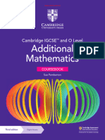 Cambridge IGCSE and O Level Additional Mathematics Coursebook New Syllabus