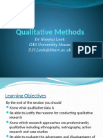 Qualitative Methods 19 20studv