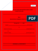 Respondent Memorial Final