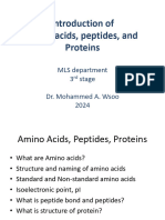 Amino Acids and Proteins 2024