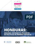 Informe de Progreso de Las Politicas de Primera Infancia HONDURAS