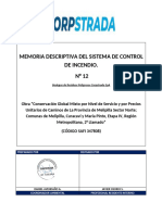 Memoria Descriptiva Del Sistema de Control de Incendio