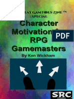 Ken Wickham - SoRoPlay GamTools Zine - Character Motivation For RPG Gamemasters (2022)