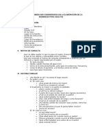 Aspectos Basicos de Una Anamnesis Psicológica