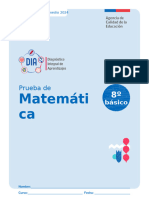 Prueba Matematica Monitoreo 2024 8 Basico