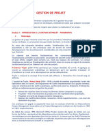 Cours de Gestion de Projet MODULE 1